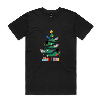 Kiwi Christmas on a tee - Mens Staple T shirt Thumbnail