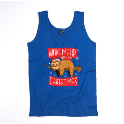 Wake me up when it's Christmas - Mens Classic Singlet Thumbnail
