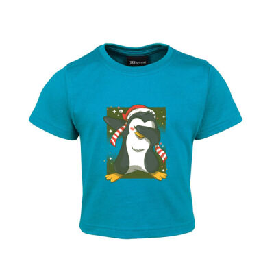 Dabbing Christmas penguin - Infant Tee Thumbnail