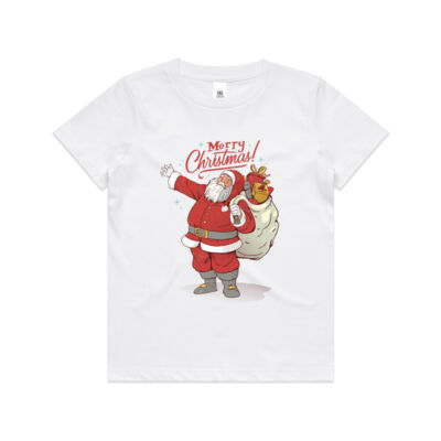Merry Christmas Santa - Kids Youth T shirt Thumbnail