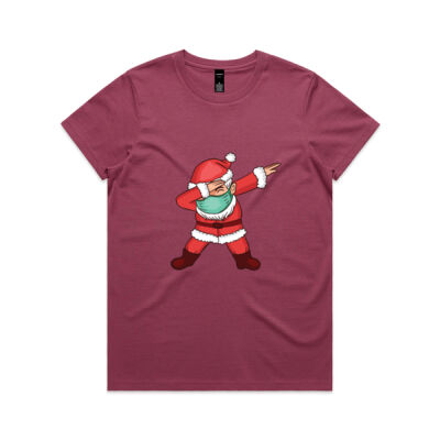 Perhaps Dabbing will eliminate COVID this Christmas - Womens Maple Tee Thumbnail
