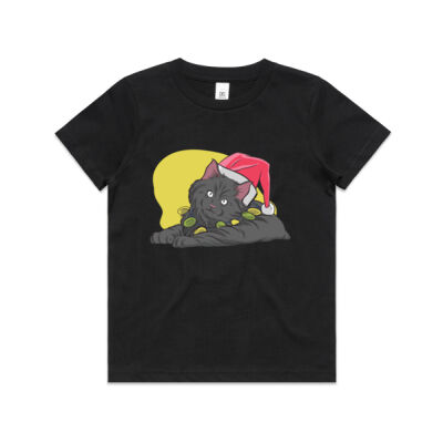Have a purrfect Christmas - Kids Youth T shirt Thumbnail