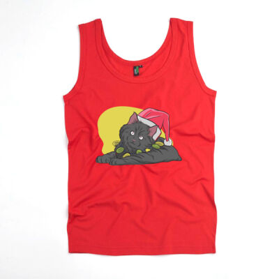 Have a purrfect Christmas - Mens Classic Singlet Thumbnail