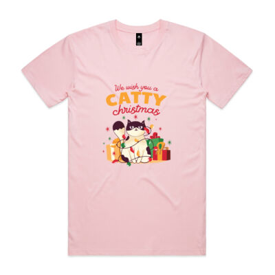 We wish you a catty Christmas - Mens Staple T shirt - Mens Staple T shirt Thumbnail