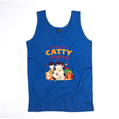 We wish you a catty Christmas - Mens Staple T shirt - Mens Classic Singlet Thumbnail