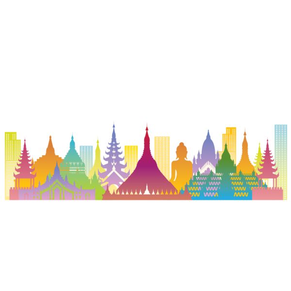 myanmar silhouette Thumbnail